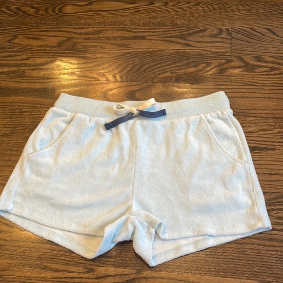Electric & Rose Pants - NWOT Terry cloth mint green/blue shorts